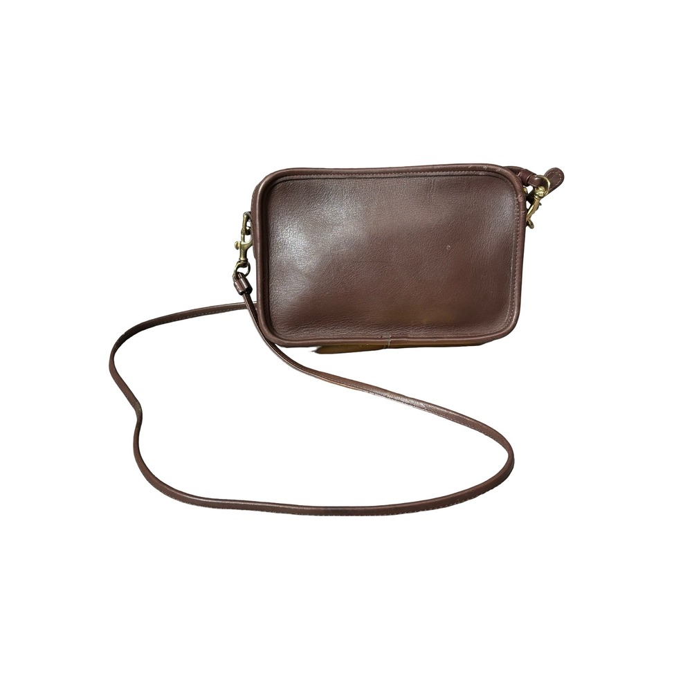 Coach Vintage 9925 Brown Leather Carnival Crossbody Bag Glove Tanned USA Small